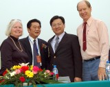 3 judges and KC Pres. at Chengdu